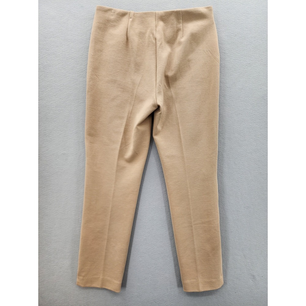 Chicos Brigitte Slim Leg Pants Tan Beige Pull On Stretch Trousers Womens SZ 0/4 - Picture 6 of 13
